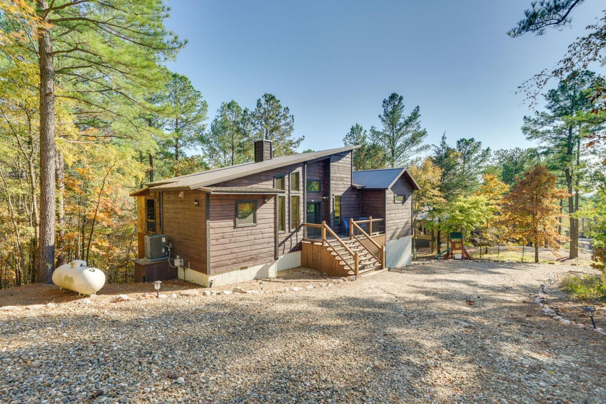 Broken Bow Family Cabin With Fireplace And Hot Tub! Eksteriør billede