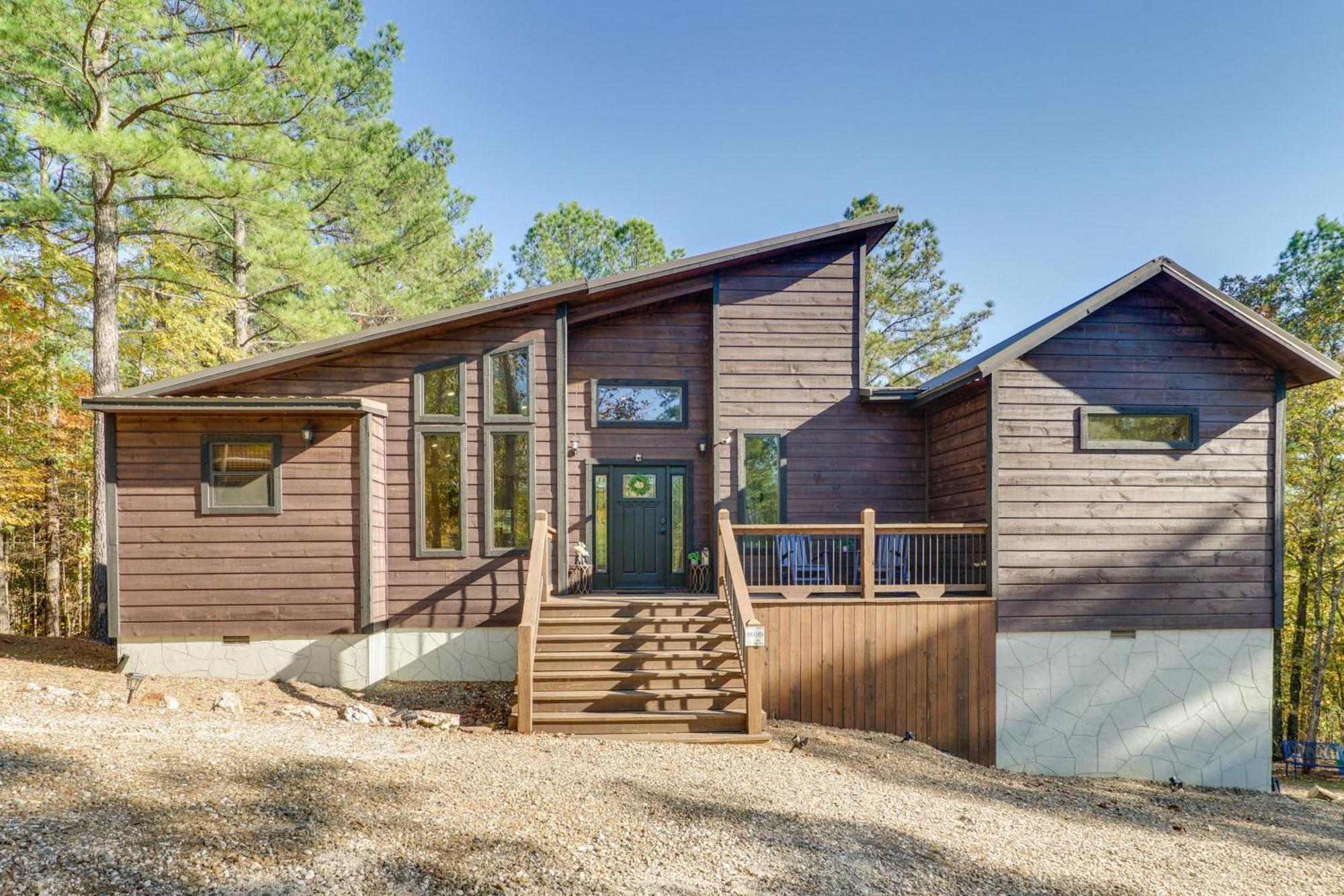 Broken Bow Family Cabin With Fireplace And Hot Tub! Eksteriør billede